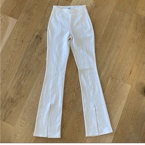 Alo Yoga High Waist Flare Pants in Off White Size XS